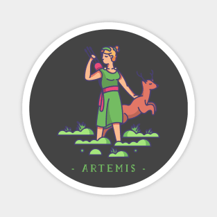 Artemis Greek Mythology Magnet